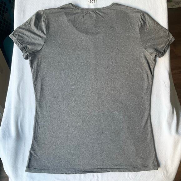 32 Degrees Cool Women’s Short Sleeve T-shirt size L, Solid Gray - Picture 8 of 8